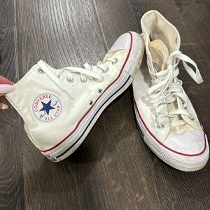 Converse Off-White High-Top Sneakers